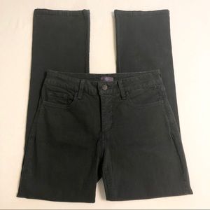 NYDJ Faded Black Straight Leg Jeans - Size 6P
